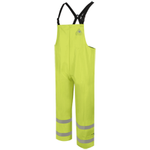 Hi-Visibility Flame-Resistant Rain Bib Overall