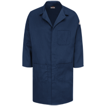 Concealed Snap Front Lab Coat - EXCEL FR® ComforTouch® - 6 oz.