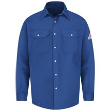 Snap-Front Uniform Shirt - EXCEL FR® - 7 oz.
