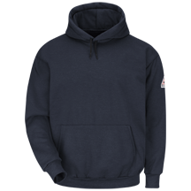 Pullover Hooded Fleece Sweatshirt - Modacrylic Fleece