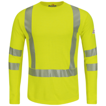 Hi-Visibility Flame-Resistant Long Sleeve T-Shirt - Power Dry® FR