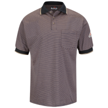 Short Sleeve Striped Polo - Nomex® IIIA