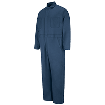Button-Front Crew Coverall
