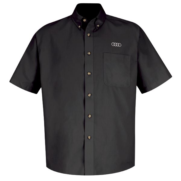 Audi® Men's Short Sleeve Meridian Performance Twill Shirt Audi® Men's Short Sleeve Meridian Performance Twill Shirt