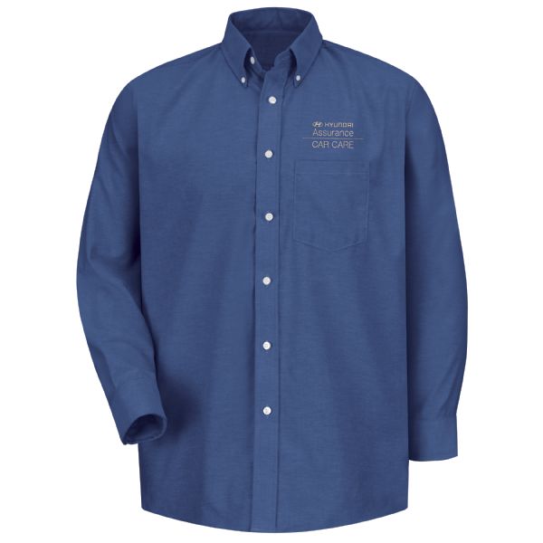 Hyundai® Assurance Car Care Men's Long Sleeve Executive Oxford Dress Shirt Hyundai® Assurance Car Care Men's Long Sleeve Executive Oxford Dress Shirt