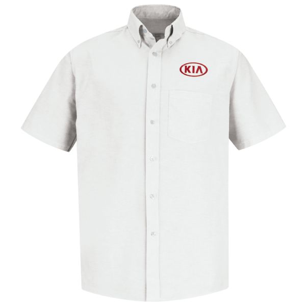 Kia® Men's Short Sleeve Executive Oxford Dress Shirt Kia® Men's Short Sleeve Executive Oxford Dress Shirt