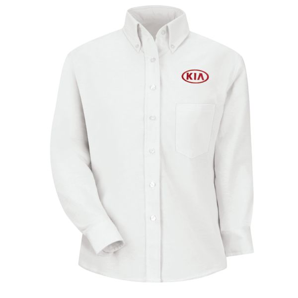 Kia® Women's Long Sleeve Executive Oxford Dress Shirt Kia® Women's Long Sleeve Executive Oxford Dress Shirt