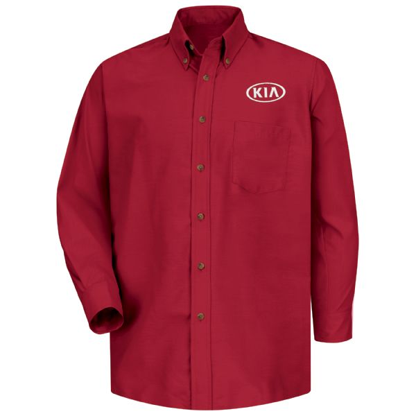 Kia® Men's Long Sleeve Poplin Dress Shirt Kia® Men's Long Sleeve Poplin Dress Shirt