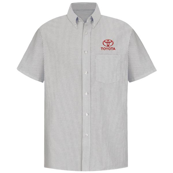Toyota® Men's Short Sleeve Executive Oxford Dress Shirt Toyota® Men's Short Sleeve Executive Oxford Dress Shirt