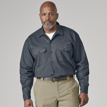 Men's Long-Sleeve Traditional Work Shirt