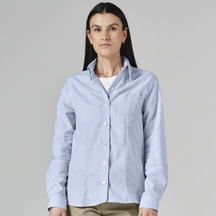 Women's Long-Sleeve Stretch Oxford Shirt
