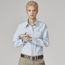Women's Long-Sleeve Stretch Oxford Shirt