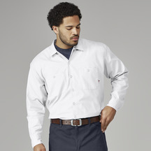 Men's Industrial Long-Sleeve Work Shirt