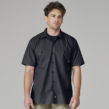 Men's Industrial Short-Sleeve Work Shirt