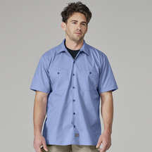 Men's Industrial Short-Sleeve Work Shirt