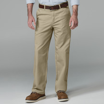 Men's Cotton Flat Front Casual Pant