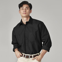 Men's Canvas Long-Sleeve Work Shirt