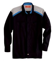 Men's Tricolor Long-Sleeve Shop Shirt