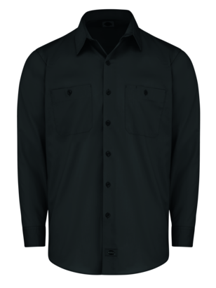 Men's Industrial WorkTech Ventilated Long-Sleeve Work Shirt With Cooling Mesh