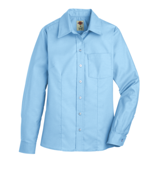 Women's Long-Sleeve Stretch Oxford Shirt
