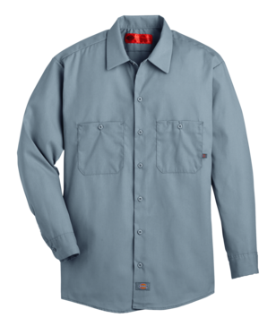 Men's Industrial Long-Sleeve Work Shirt