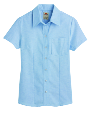 Women's Short-Sleeve Stretch Oxford Shirt