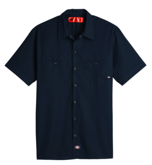 Men's Industrial Short-Sleeve Work Shirt