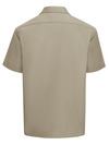 Desert Sand - Men's Short-Sleeve Traditional Work Shirt - Back