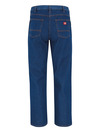 Rinsed Indigo Blue - Men's Industrial Relaxed Fit Jean - Back