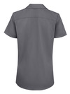 Graphite - Women's Short-Sleeve Traditional Work Shirt - Back