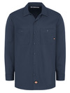 Men's Industrial Cotton Long-Sleeve Work Shirt - Front