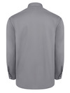Graphite Gray - Men's Industrial Long-Sleeve Work Shirt - Back