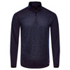 Dark Navy Heather  - ProTect Merino Blend Quarter Zip - Parte Delantera