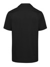 Black - Men's Industrial Cotton Short-Sleeve Work Shirt - Back