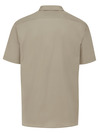 Desert Sand - Men's Industrial Short-Sleeve Work Shirt - Back