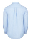 Light Blue - Men's Button-Down Long-Sleeve Oxford Shirt - Back