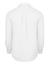 White - Men's Button-Down Long-Sleeve Oxford Shirt - Back