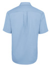 Light Blue - Men's Button-Down Oxford Short-Sleeve Shirt - Back