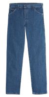 Stonewashed Indigo Blue - Men's 5-Pocket Relaxed Fit Jean - Front