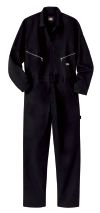Black - Deluxe Blended Coverall - Front
