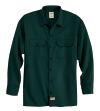 Hunter Green - Men's Long-Sleeve Traditional Work Shirt - Front