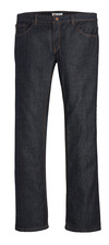 Indigo Blue - Women's Industrial Denim 5-Pocket Relaxed Fit Jean - Front