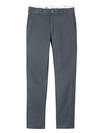 Charcoal - Men's Industrial FLEX Skinny Straight Fit Work Pants - Front