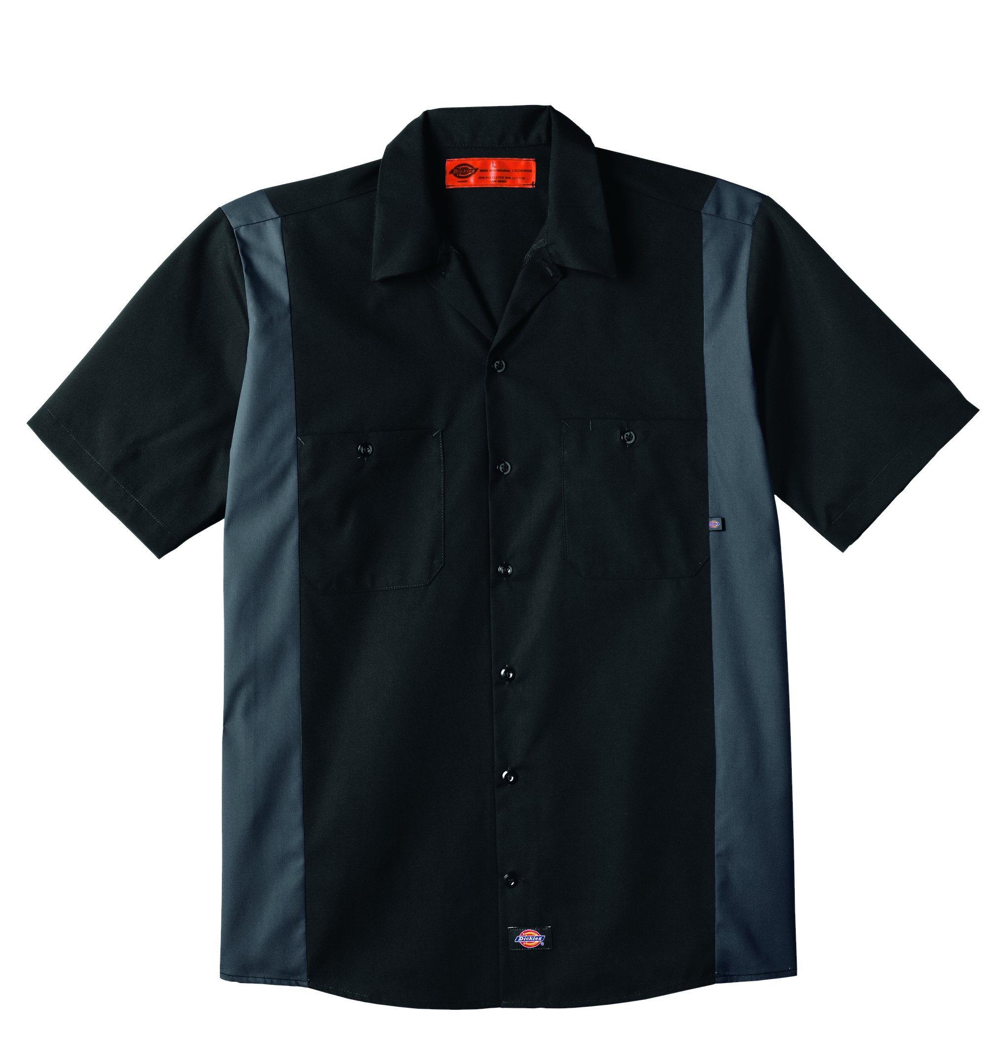 Men's Industrial Color Block Short-Sleeve Shirt