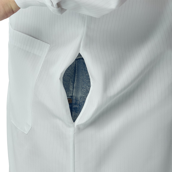 ESD & Fluid Barrier Lab Coat - Front