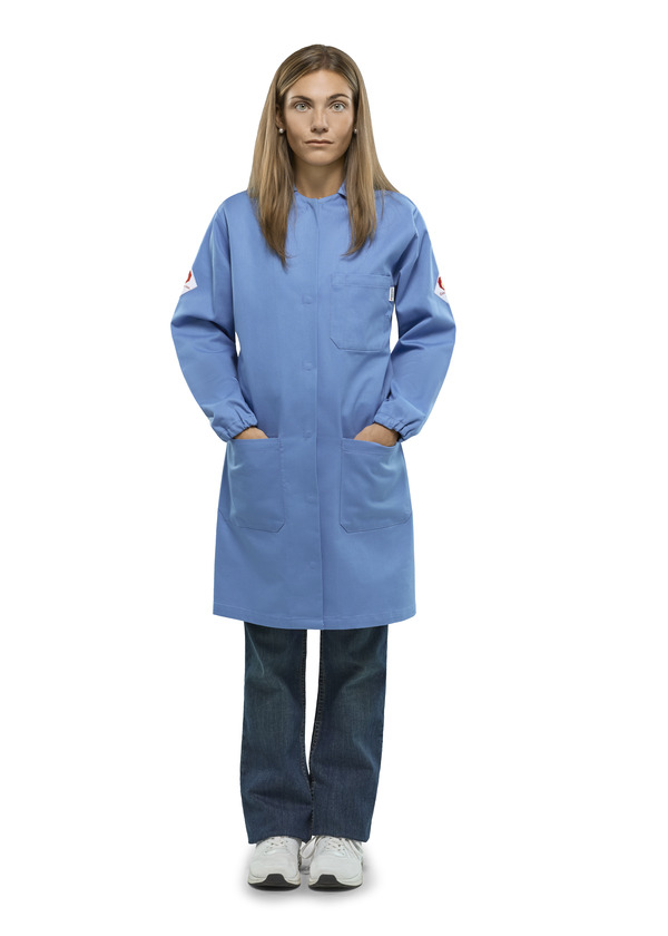 Westex® Indura® Twill Flame Resistant Women's Lab Coat - Front