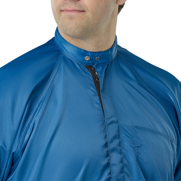 Automotive Paint Suit with Venting Yoke and Swing Pockets - Front