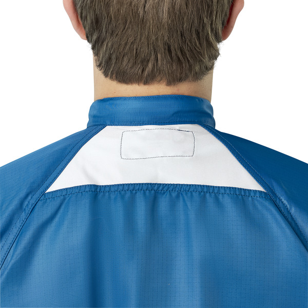 Automotive Paint Suit with Venting Yoke and Swing Pockets - Front