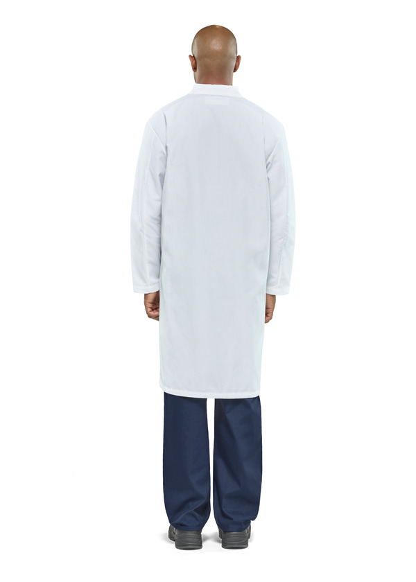 Polyester Pocketless Butcher Coat - Front
