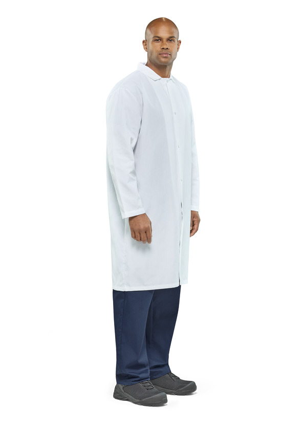 Polyester Pocketless Butcher Coat - Front